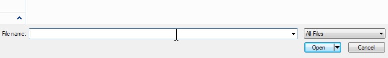 File dialogue